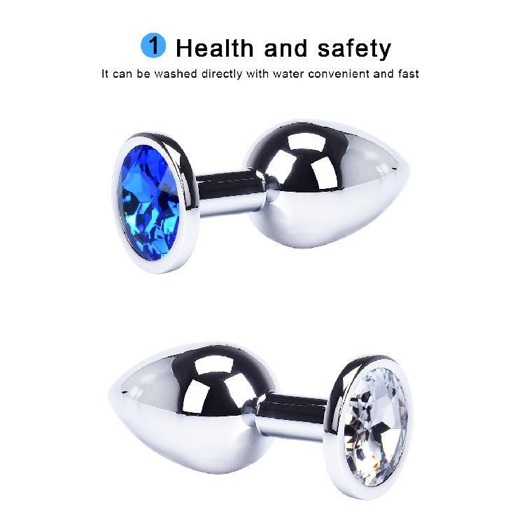 Sex Vibrator Metal Anal Toys For Women Adult Sex Products Men Butt Plug Stainles Steel Anal Plug Sex-toy Anal DildoToys 7