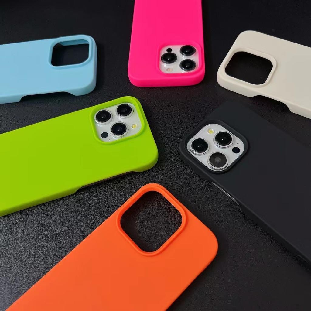 Solid Color Semi-enclosed Frosted Case for IPhone 17 Pro Max, Shockproof Phone Case, Soft Protective Case for Apple 12 Pro