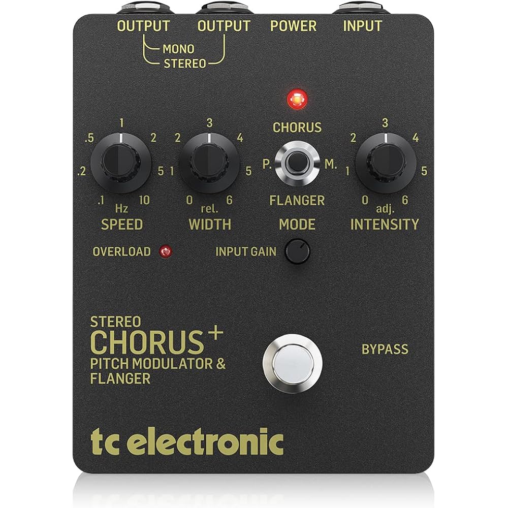 TC Electronic Analog BBD Chorus Pedal—Reproduces the legendary chorus sound. Analog circuit desig...