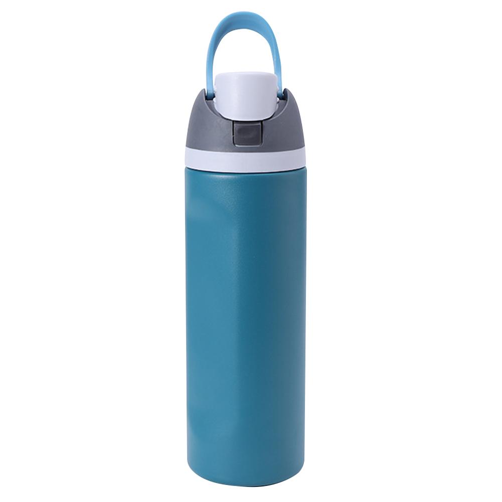 20/24oz Straw Insulated Tumbler Stainless Steel Sports Water Bottle Vacuum Thermal Insulated Mug for Outdoor Camping Sports