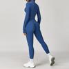 Women's Summer Nude Yoga Suit: Professional 3-Piece Set for Gym, Running, Sports, Fitness (8047)