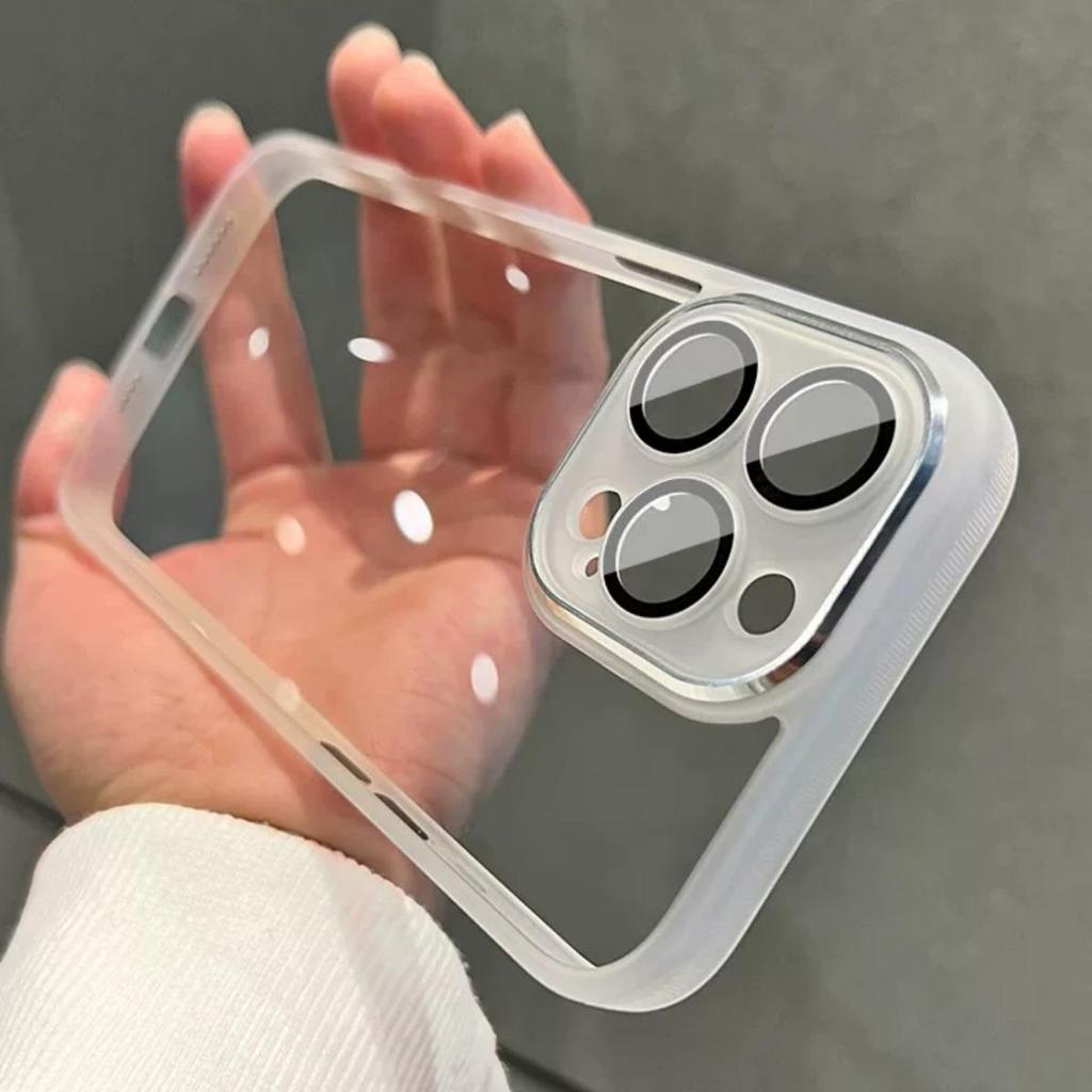 Transparent All-Inclusive Protective Case for Apple iPhone 15/14 Pro/13/12 – Drop-Proof and High-End Design
