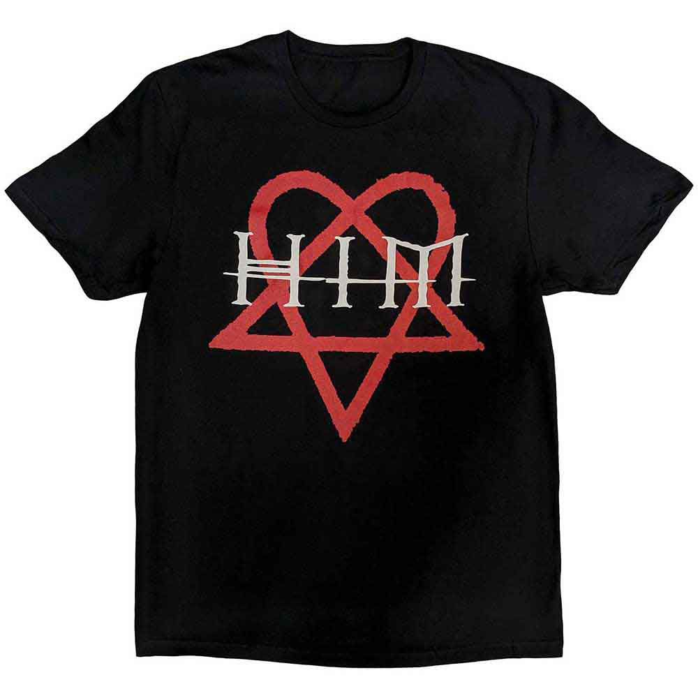 

HIM Heartagram Casual Tshirt Mens and Womens Luxury Brand Top S