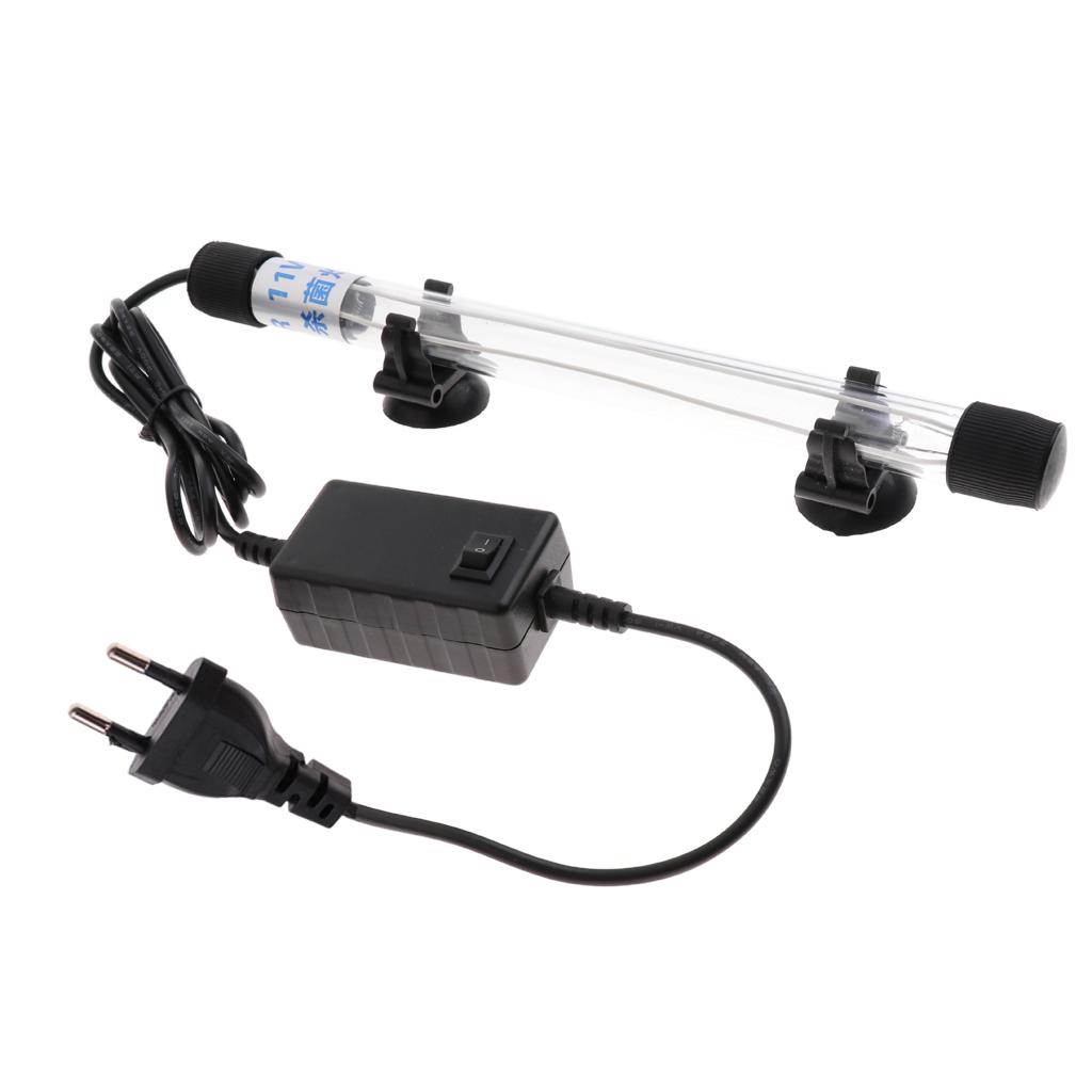 Fish Tank Clarifier Submersible Water Clean Lamp Aquarium Sterilizing Light for Freshwater Pond Filtration