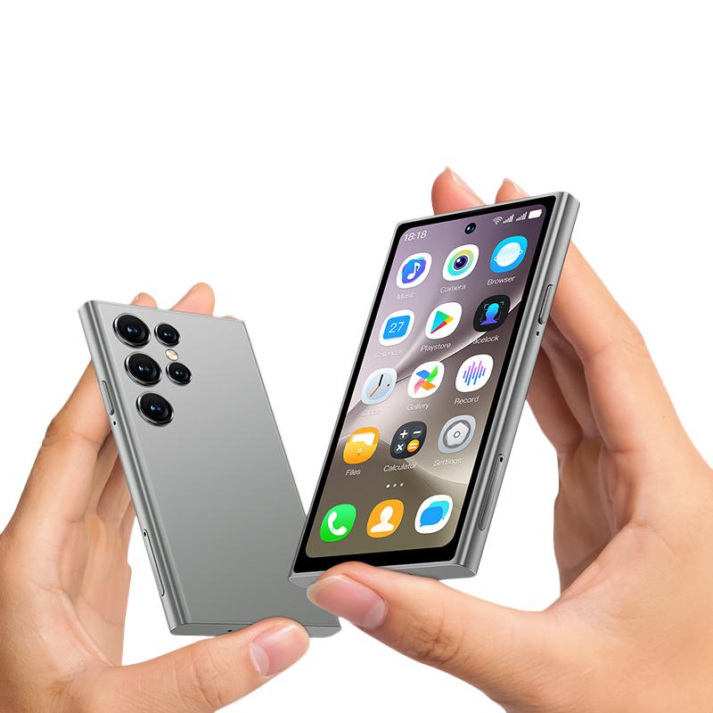 S25 Pro 3G Mini-Mobiltelefon WCDMA 4,0 Zoll Quad Core 2 GB RAM 16 GB ROM Typ-C 2000 mAh Gesichtserkennung Android-Smartphone