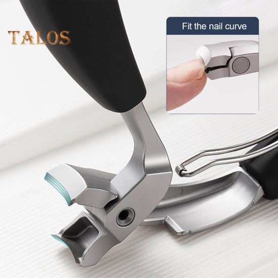 Negleklipper for tykke negler Heavy Duty tåneglklipper med oppsamlingsboks Bred kjeveåpning Fingernegleklipper for seniorer