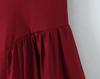 2026 Spring Women's 3D Underwire Waist-Cinched Pleated Christmas Dress