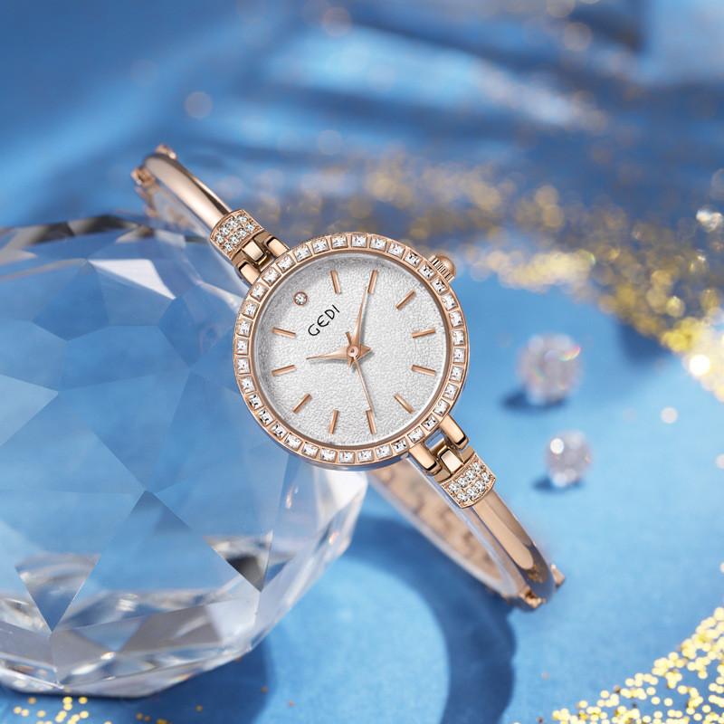 Creative Ladies Jewelry Watch With Quartz Movement Waterproof Elegant Decorative Gift For Women
