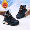 2025 Boys' Winter Sports Shoes: Cotton, Velvet-Lined, Leather-Style, Lightweight, and Warm