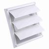 1 PC Plastic   Vent Grille Cover 3 Flaps Wall Duct Ventilation Grill With Net New 15*15cm