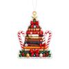 Kerst 2D Vlak Acryl Hangend Ornament voor Feestelijke Decoratie