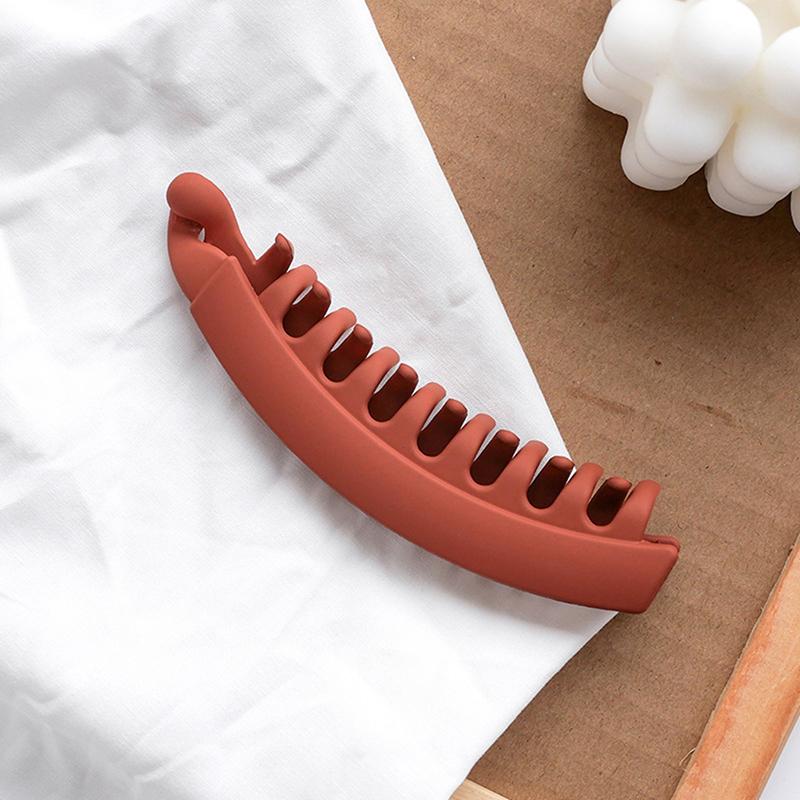 1Pcs Lady Banana Hair Clip Ponytail Holder Crabs Claws Hair Styling Accessories