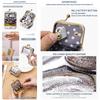 Mini Jewelry Case for Women Fashion Kiss Lock Key Storage Pouch Portable Coin Purse Pendant Necklace Earrings Jewelry Box Bag