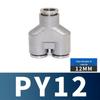 304 Stainless Steel Pneumatic Quick Connectors: High-Pressure Resistant Straight Reducer and Quick Connect Tee