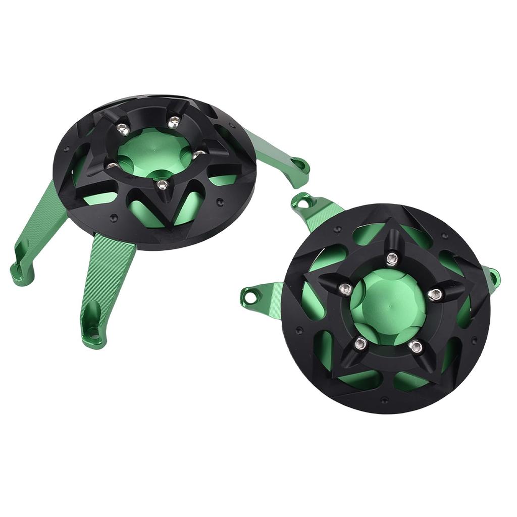 HRuizq Motorabdeckung, Motorschleifer, Motorschutz für Kawasaki Z900 (ZR900B) 2017-2024, Z1000, Z1000SX und Ninja 1000 2010-2024 (Grün)