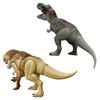 Mattel Jurassic World Glänzender Brüllender und Brüllender Dystortus Set von Dinosaurier Alter 4 und (JURASSISCHE WELT) T-Rex Rex, 2, Kinderfiguren, Spielzeug, Oben,
