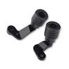 LEDISHUN Motorcycle Frame Sliders/Engine Sliders for Kawasaki Ninja ZX-6R 8BL-ZX636J (2024~) (Black)