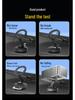 Magnetic Zinc Alloy Phone Holder – Suction Cup Adhesive, Foldable for Car Navigation.