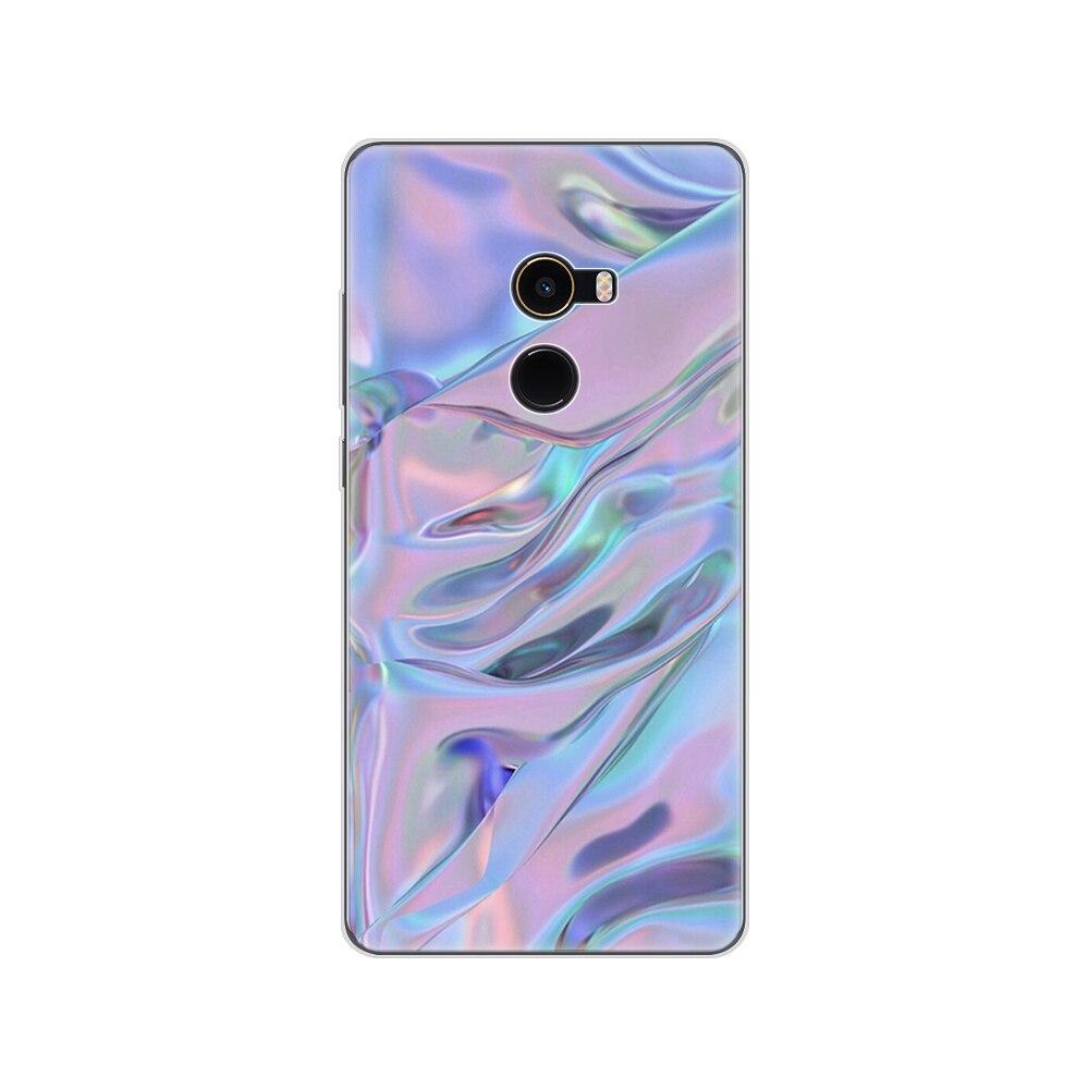 Soft Case for Xiaomi Mix 2 Silicon Case for Xiaomi Mi Mix 2 Mix2 Back Cover Protective Printing Transparent Coque