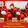 20/25/30cm Crying Horse Doll Year Of The Horse Mascot,valentine Day Gift Stubborn Horse Home Decorations Anime Figure Decor Item