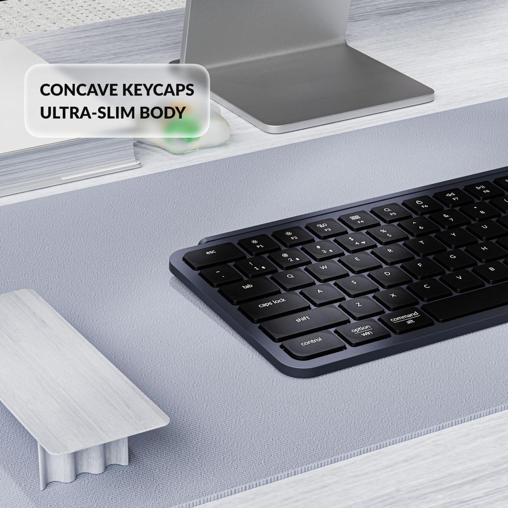 Keychron B2 Pro Ultra-Slim 96% Bluetooth2.4GHz Wireless Keyboard (with Numeric Keypad), JIS Layout, No Kana Printing, ZMK Launcher Compatible,
