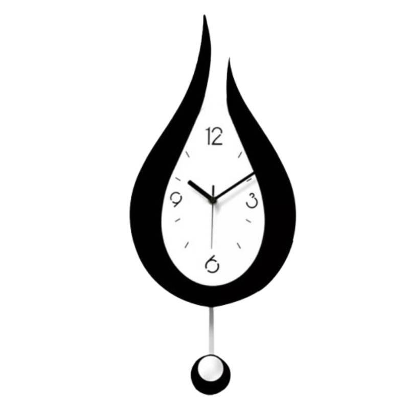 Pendulum Modern Waterdrop Wall Clock Silent Acrylic Clocks Home Gift Decoration