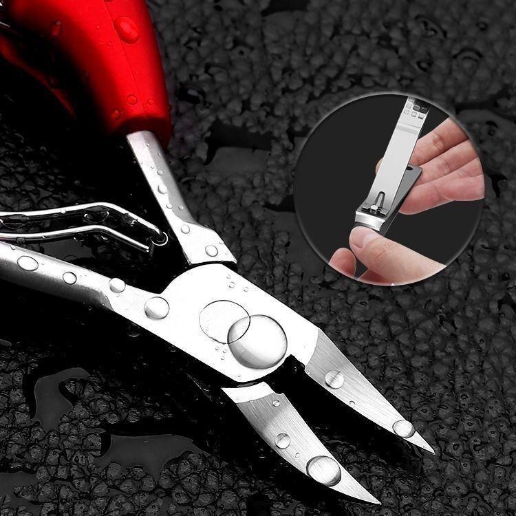 Stainless Steel Ingrown Toenail Clipper with Dead Skin Scissor for Paronychia and Inflammation.