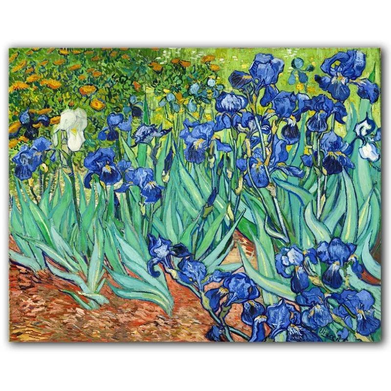 HD Print Van Gogh Masterpiece Poster Abstract Garden Almond Blossoms Starry Night Canvas Painting Wall Picture Room Home Decor
