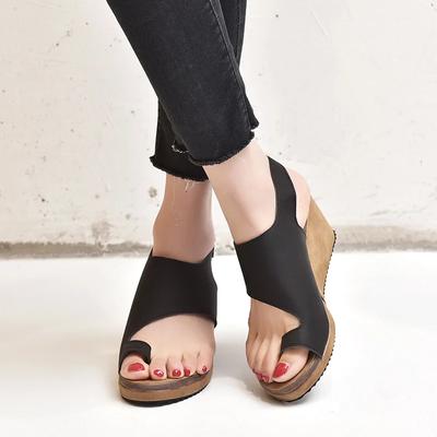 Dames Casual Zachte Grote Teen Voetcorrectie Sandaal Orthopedische Bunion Corrector Dames PU Leer Schoenen Comfortabele Platform Platte Zool