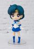 TAMASHII NATIONS Figuarts Mini Pretty Guardian Sailor Moon Sailor Mercury, Approximately 90mm, PVC & ABS Painted Action Figure