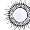 Decorative Wall Mirror - Small Round Mirrors, 9.8x9.8 Inch Circle for Bedroom Livingroom