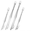 Abdo 10-inch Stainless Steel BBQ & Food Tongs - 3 Pack