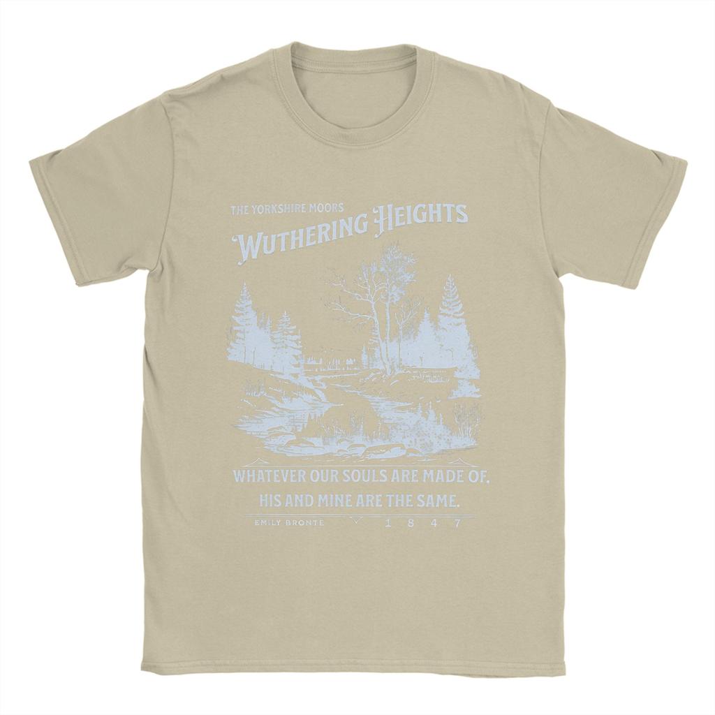 Wuthering Heights T Shirt Summer Vintage Book Cotton T Shirts For Unisex Trending Casual Tee Shirt ShortSleeve Y2K Casual Tops