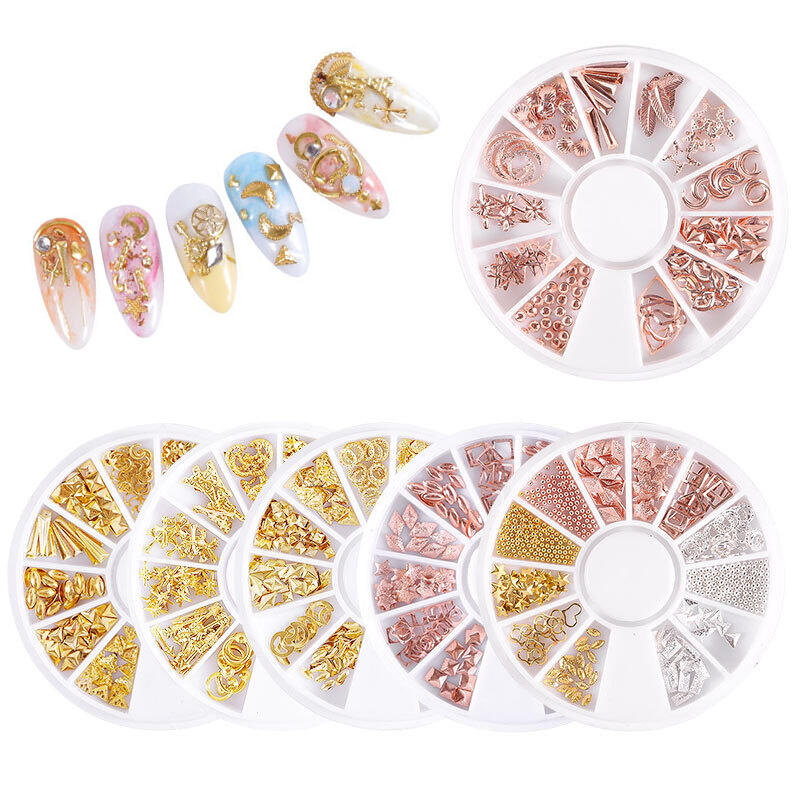 Gel Nail Parts Stone Decoration Materials 12-Piece Set DD-11801 8