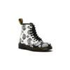 Dr. Martens 1460 Junior Full Print Polka Dot Mid-Top Casual Zip Boots Waterproof Durable Childrens Leather Boots Kids Boots Black White 27071009