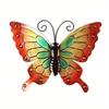 1Pc Iron Art Colorful Simulation Butterfly Pendant for Outdoor Garden Patio Background Wall Home Decoration Ornaments