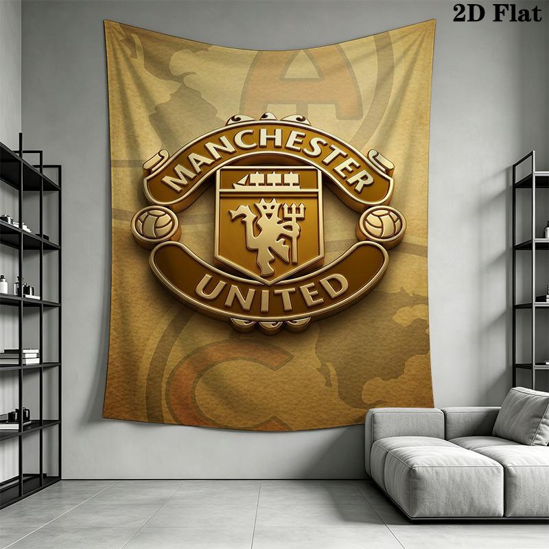 Manchester Football Club Crest Bedding 1 Duvet Cover 2 Pillowcase Without Core Bedding Set Soft And Comfortable Christmas Birthday Gift