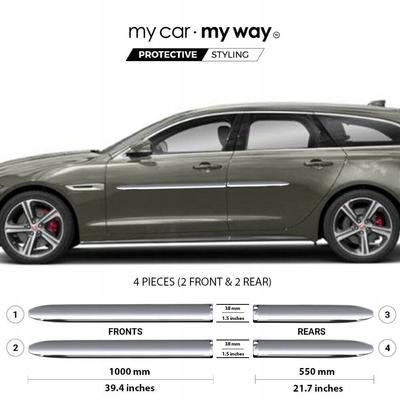Premium Chrome Decorative Trims for JAGUAR XF
