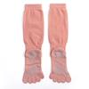 Non-Slip Cotton Yoga and Pilates Five-Finger Socks for Autumn/Winter.