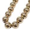 JIL SANDER [Beautiful Condition] 925 Sphere Ball Necklace S Gold colorUsed