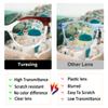 TUREZING Stylish Bottom Clear Frame Men And Women All-match Diopter Eyeglasses+20 HD Durable Lens Circular Presbyopia Eyegl+asses
