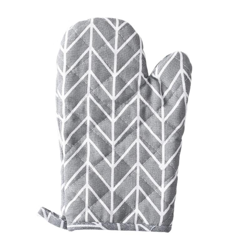 MEIJINJIA Heat-Resistant Gloves, Insulated Gloves, Thick Oven Microwave Gloves, High-Temperature Resistant Kitchen Baking Warm Gloves, One Pair