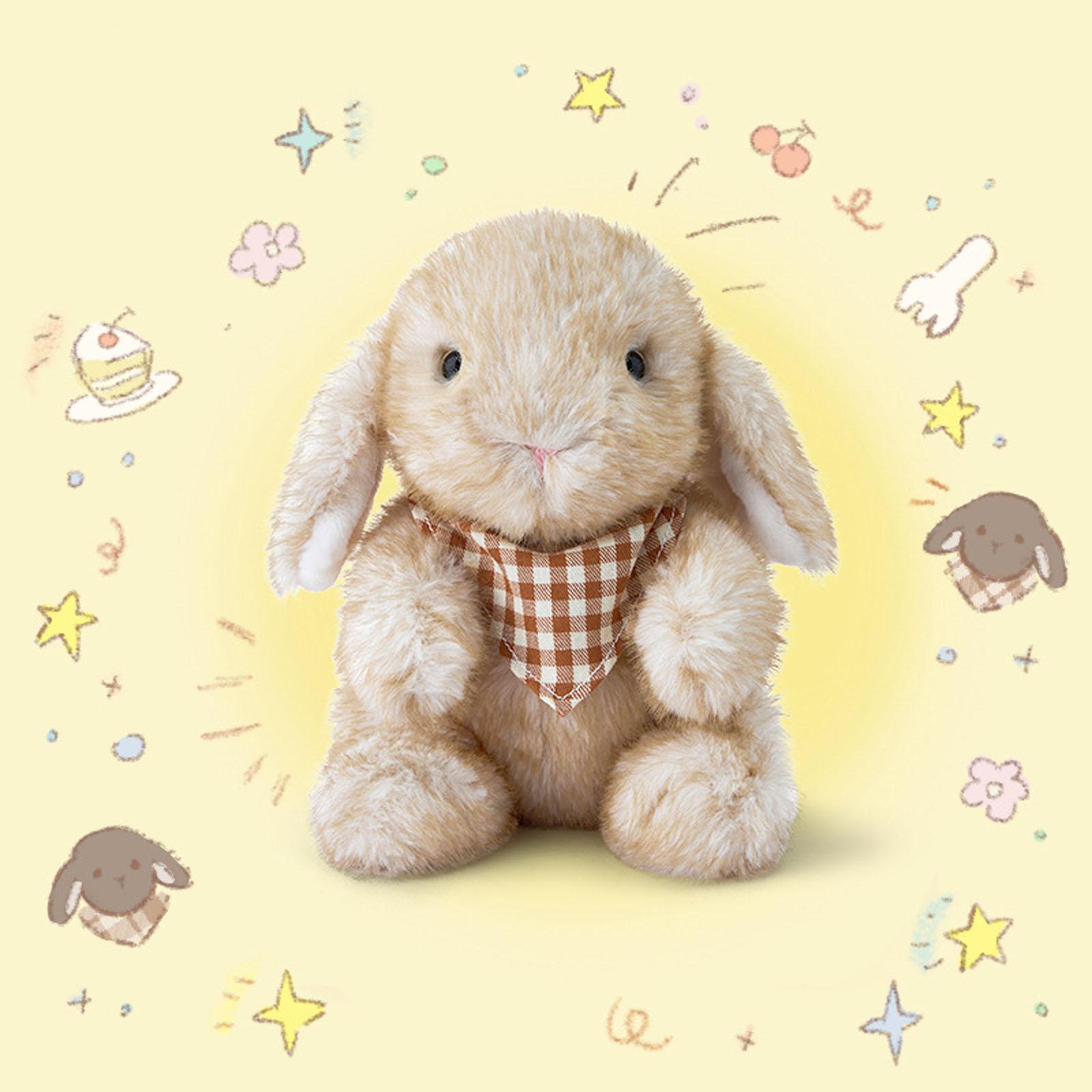 

Милая и успокаивающая плюшевая игрушка-кукла, плюшевая игрушка-декор, подарок на день рождения One Size бежевый