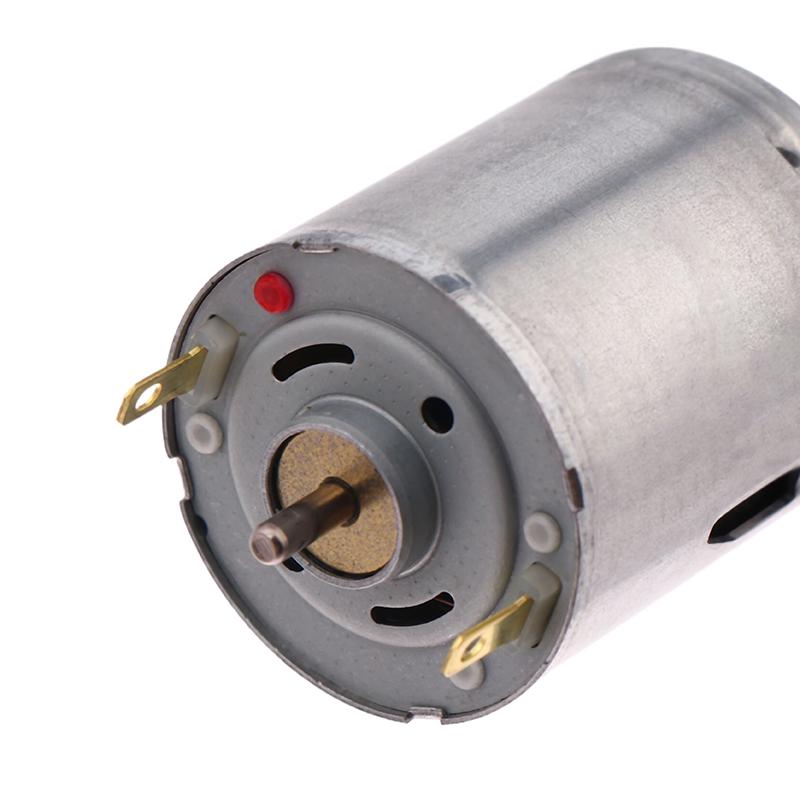 1 Stück Bastelspielzeug Haartrockner Elektrische Ventilatoren Zubehör 360Sh DC12V-24V Motor 13800 U/min Hochgeschwindigkeits-Kohlebürsten-Mikromotor