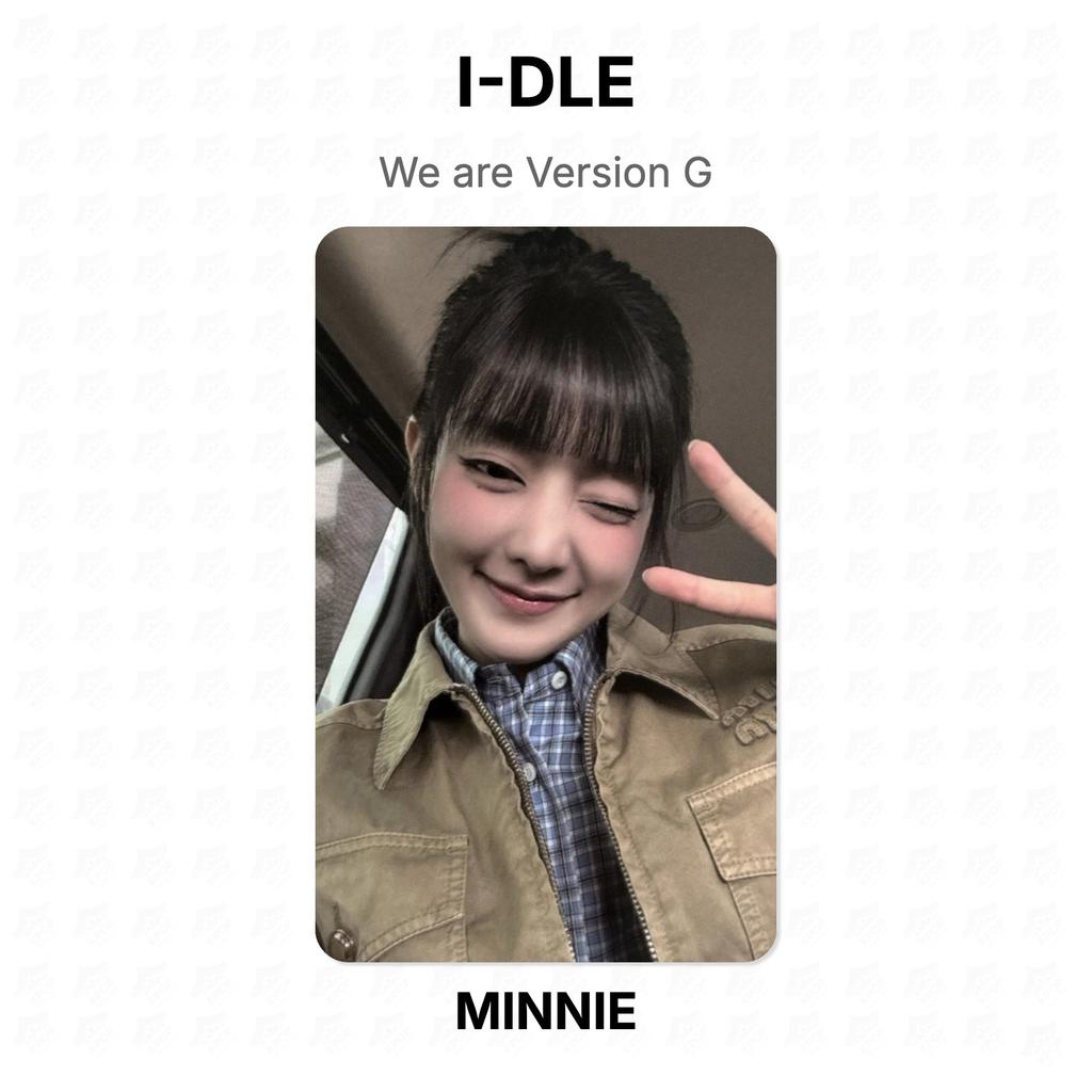 I-DLE We Are Version G Official Photocard