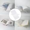 1set Portable Size Acrylic Book Stand Clear Acrylic Material Desktop Reading Rack  Office Display