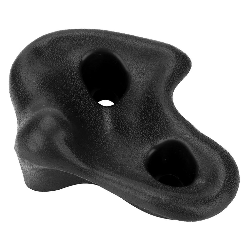 10PCS Plastic Textured Rock Climbing Stone Rocks Wall Stones Kids Assorted Kit Bolt Black