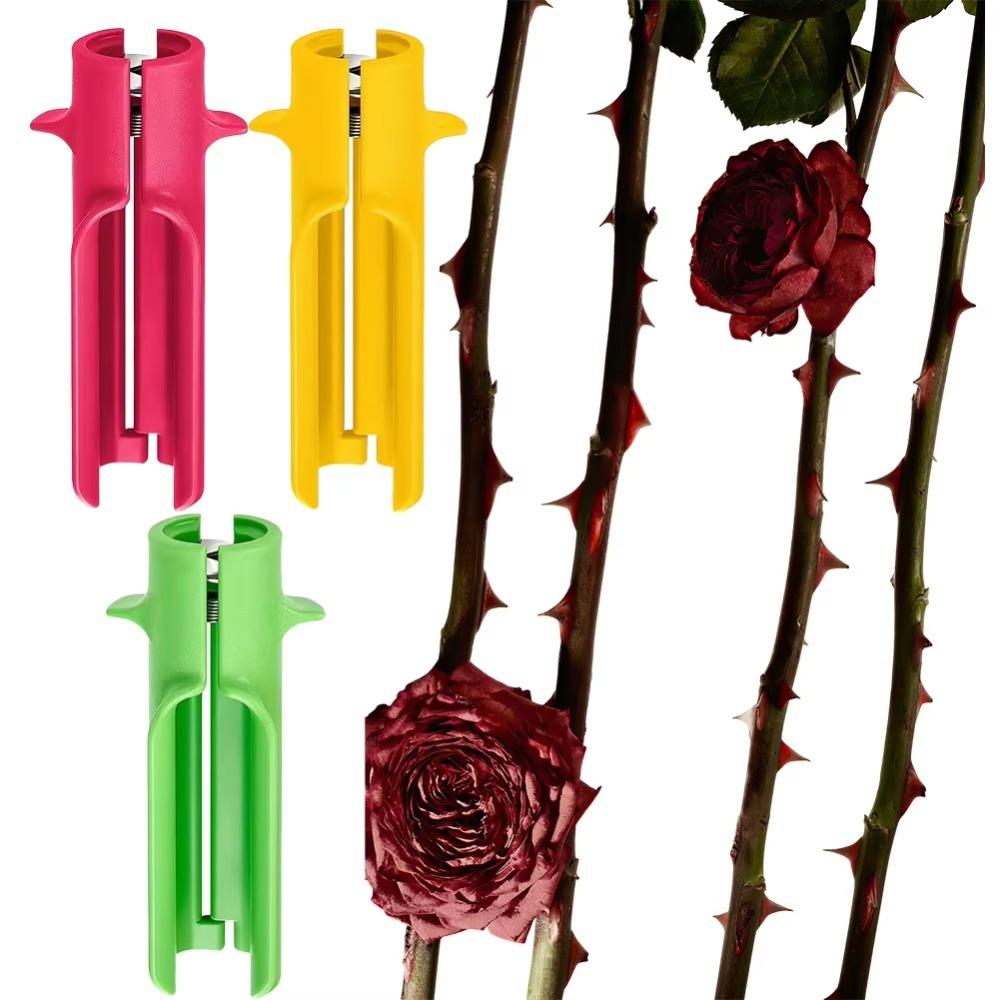 Snadno použitelný odstraňovač trnů růží Nástroj na odstraňování listů rostlin Odstraňovač listů růží Čistič stonků Zahradní potřeby