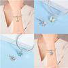 Charms Plataoriginales Glass Butterfly Beads For Charms Copper Bracelet Beads Jewellery Making Women'S Gift