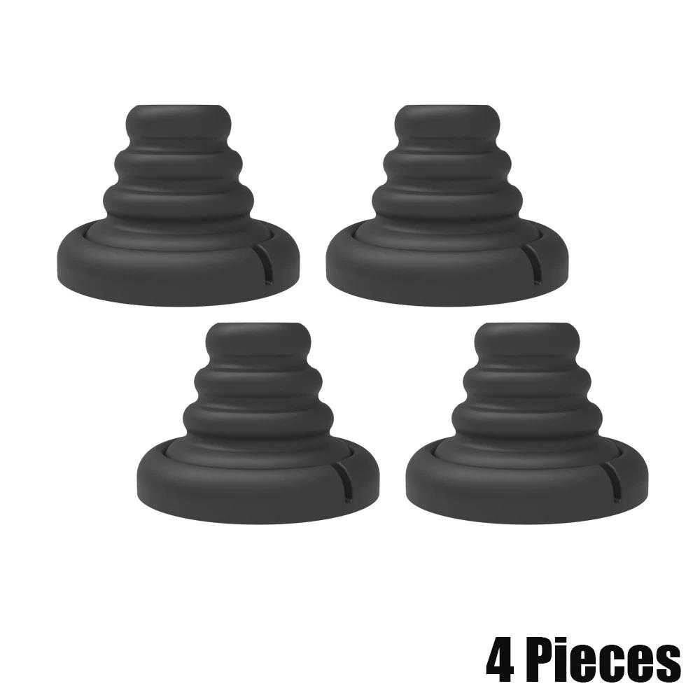 4pcs Car Thickening Door Protection Cushion Car Door Shock Absorber Sound Insulation Pad Car Door Anti-collision Silicone Pad чёрный